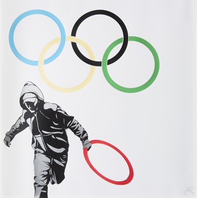 Lot 279 - Pure Evil (British 1968-), 'New Logo For The Hackney Looting Team', 2012