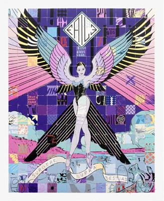 Lot 229 - Faile (Collaboration), 'Surgere Supra Bestias NYC', 2013