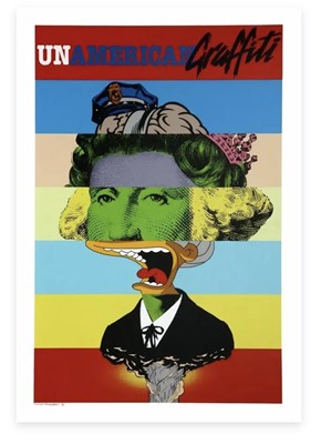 Lot 212 - D*Face (British 1978-), 'Unamerican Graffiti', 2010