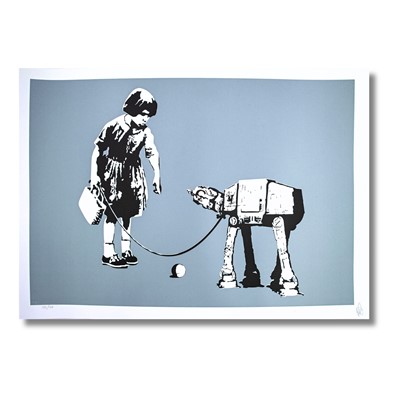 Lot 224 - Eelus (British 1979-), 'Wotulookin-at (Grey)', 2007