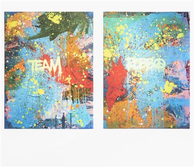 Lot 215 - ROBBO (British 1969-2014), 'Team Robbo'