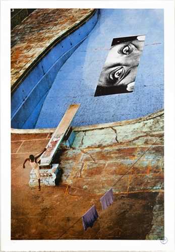 Lot 120 - JR (French 1983-), 'Swimming Pool, Intercontinental Hotel, Verticale, Monrovia, Liberia 2008', 2016