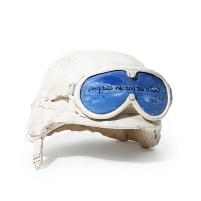 Lot 224 - Schoony (British b.1974), 'Poppy Helmet', 2009