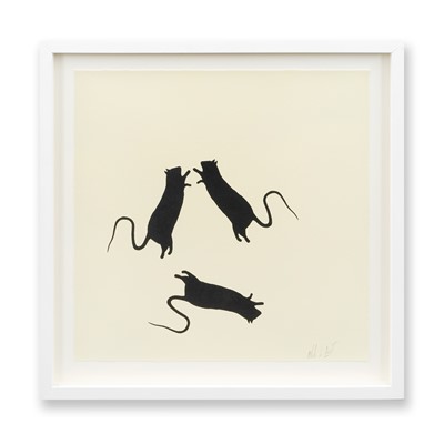 Lot 208 - Blek Le Rat (French 1951-), 'Rats', 200