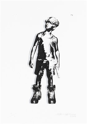 Lot 221 - Schoony (British b.1974), 'Boots', 2019, unique