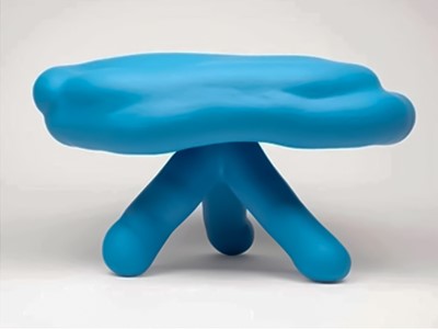 Lot 13 - Austin Lee (American 1983-), 'Stump (Blue)', 2020