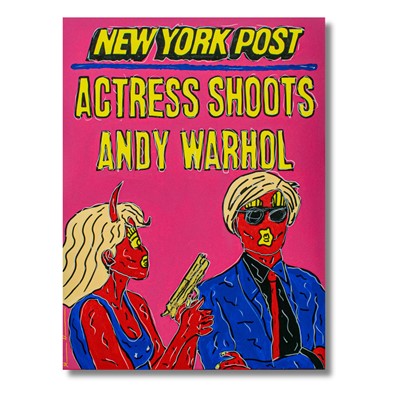 Lot 175 - Mason Newman (British 1999-), 'Actress Shoots Warhol', 2023
