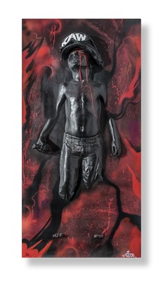 Lot 354 - Schoony & Slice (Collaboration), 'Boy Soilder (Raw)', 2010