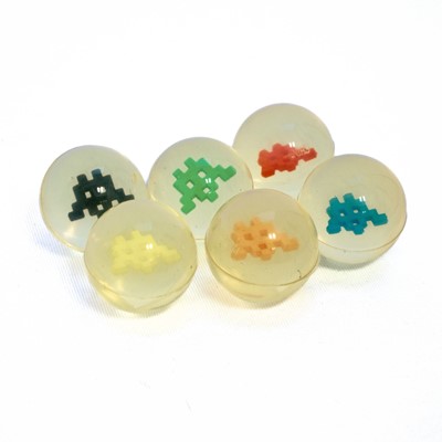 Lot 233 - Invader (French 1969-), 'Speed Balls', 2012