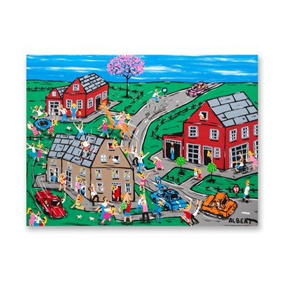 Lot 112 - Albert Willem (Belgian 1979-), 'It All Happened While She Visited Her Sister', 2023