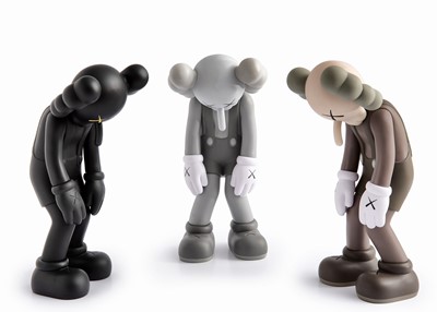Lot 235 - Kaws (American 1974-), 'Small Lie (Brown, Black & Grey'), 2017