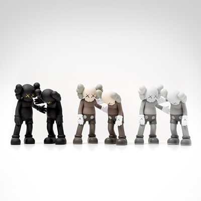 Lot 237 - Kaws (American 1974-), 'Along The Way (Black, Brown & Grey)', 2019