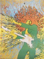 Lot 98 - Martin Sharp (Australian 1942-2013), 'Jimi Hendrix Explosion', 1968