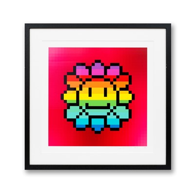 Lot 97 - Takashi Murakami (Japanese 1962-), 'Murakami Flower #9727 Rainbow', 2021