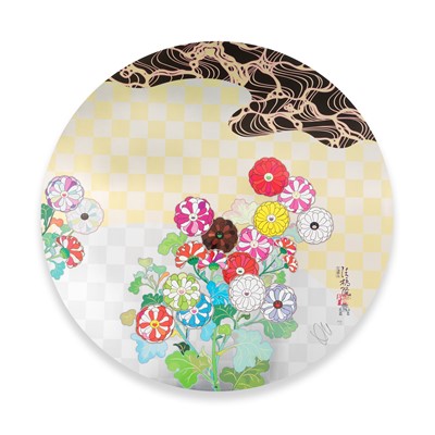 Lot 95 - Takashi Murakami (Japanese 1962-), 'Korin Flowers And Water', 2024