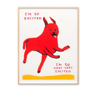Lot 137 - David Shrigley (British 1968-), 'Untitled (I'm So Excited)', 2022