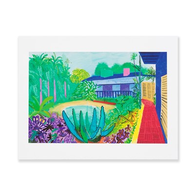 Lot 31 - David Hockney (British 1937), 'Garden 2015', 2017