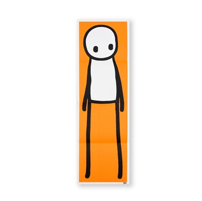 Lot 265 - Stik (British 1979-), ‘Standing Figure (Orange)’, 2015