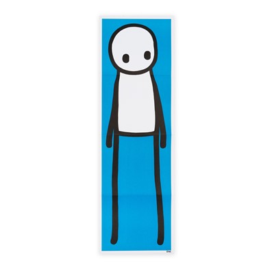 Lot 272 - Stik (British 1979-), ‘Standing Figure (Blue)’, 2015