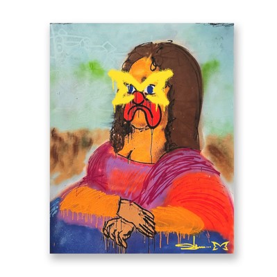 Lot 257 - Slawn (Nigerian 2000-), 'Mona Lisa', 2025
