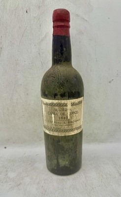 Lot 10 - 1 bottle 1840 Cama de Lobos Madeira
