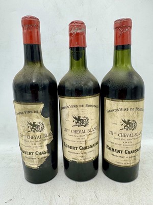 Lot 29 - 3 bottles 1945 Ch Cheval Blanc
