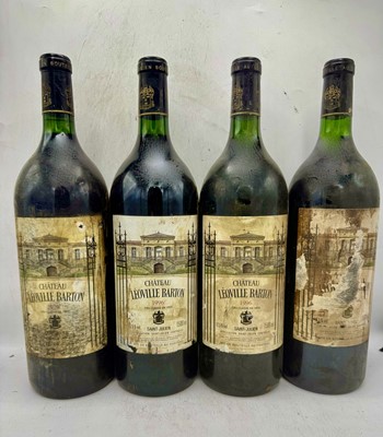 Lot 40 - 4 magnums 1996 Ch Leoville-Barton