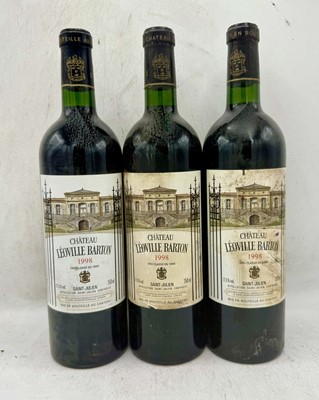 Lot 45 - 9 bottles 1998 Ch Leoville-Barton