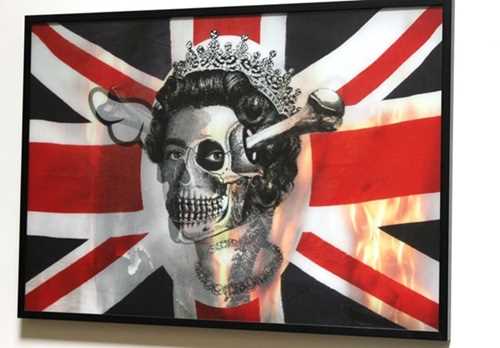 Lot 209 - D*Face (British 1978-), 'Her Royal Hideous'