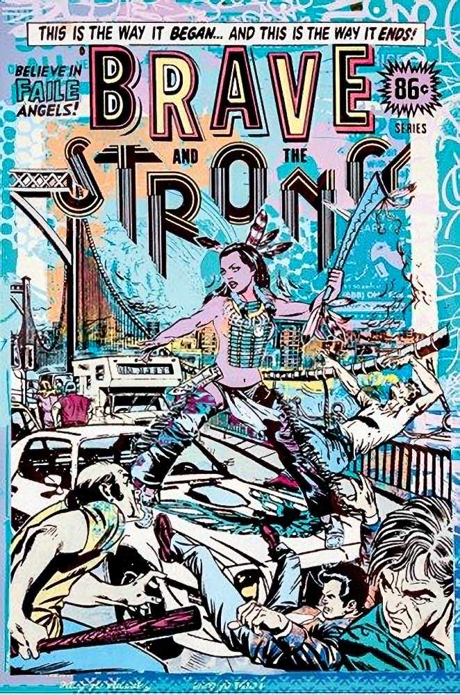 Lot 216 - Faile (Collaboration), 'Brave And The Strong', 2010