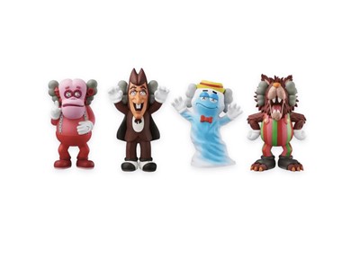 Lot 236 - Kaws (American 1974-), 'Monsters (Set of 4)', 2024