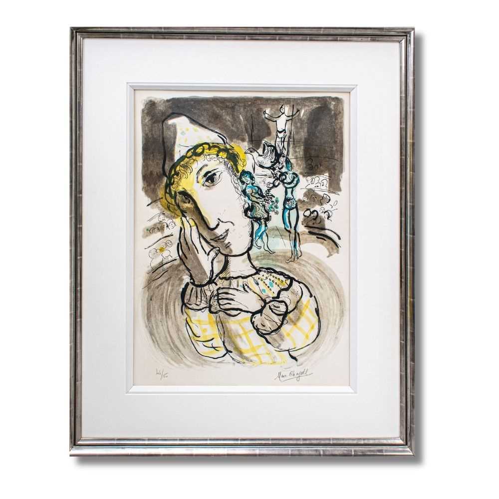 Lot 163 - Marc Chagall (Russian 1887-1985), 'Le Cirque Au Clown Jaune', 1967