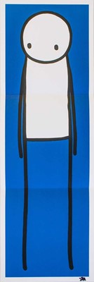 Lot 263 - Stik (British 1979-), 'Standing Figure (UK Big Issue Blue)', 2013