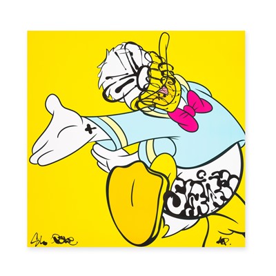 Lot 264 - Slawn & Opake (Collaboration), 'Donald Duck', 2025