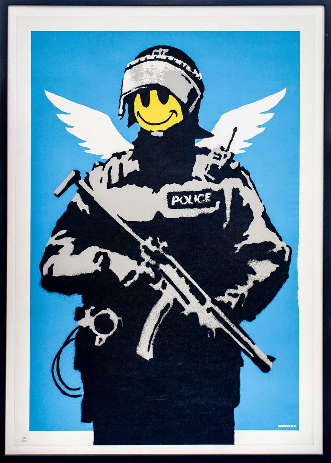 Lot 183 - Banksy (British 1974-), 'Flying Copper', 2003