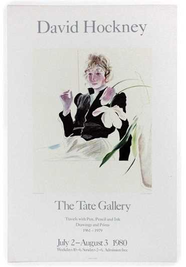 Lot 28 - David Hockney (British 1937-), 'Celia In A Black Dress With White Flowers', 1972