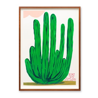 Lot 67 - David Shrigley (British 1968-), 'Keep Your Ass Away From The Cactus', 2020