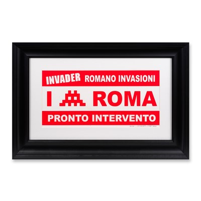 Lot 101 - Invader (French 1969-), 'Pronto Intervento (Red)', 2010