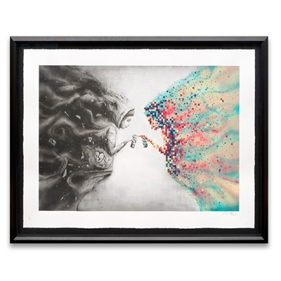 Lot 160 - Pez (French), 'Black Mirror (Spectrum Variant)', 2015