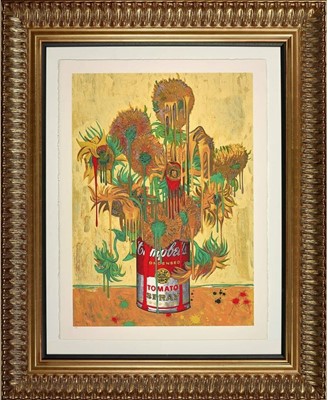 Lot 242 - Mr Brainwash (French 1966-), 'Drip Flowers', 2022