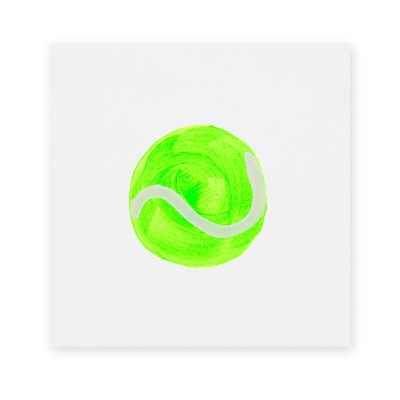 Lot 70 - David Shrigley (British 1968-),' Tennis Ball' 2023