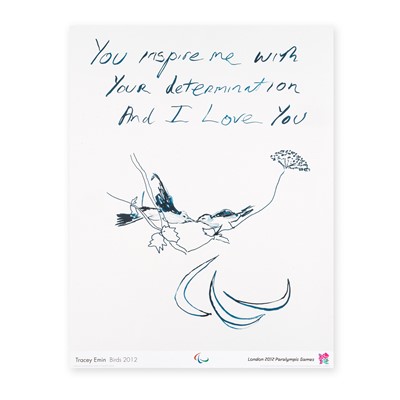 Lot 192 - Tracey Emin (British 1963-), 'Birds', 2012
