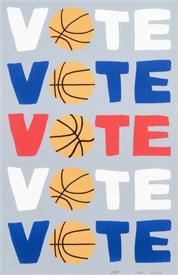 Lot 276 - Jonas Wood (American b.1977), 'Vote', 2018