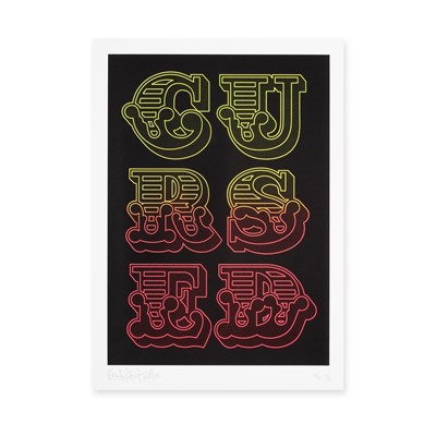 Lot 209 - Ben Eine (British 1970-), 'Cursed', 2020