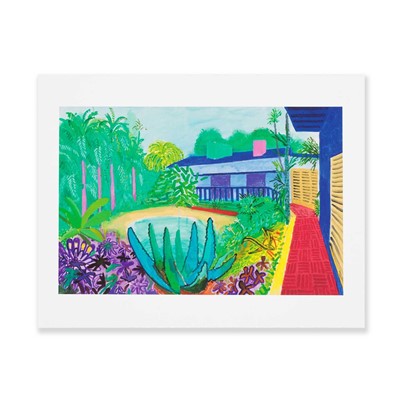 Lot 58 - David Hockney (British 1937), 'Garden 2015', 2017