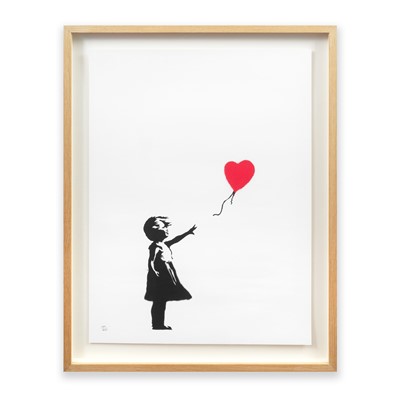 Lot 163 - Banksy (British 1974-), 'Girl With Balloon', 2004