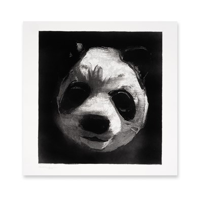 Lot 29 - Charming Baker (British 1964-), 'Flocked Panda Head', 2018