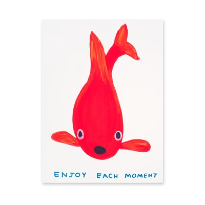 Lot 73 - David Shrigley (British 1968-), 'Untitled (Enjoy Each Moment)', 2022