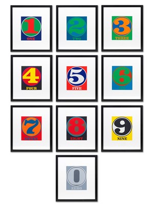 Lot 89a - Robert Indiana (American 1928-2018), 'Numbers', 1968