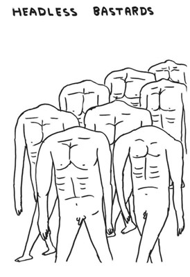Lot 74 - David Shrigley (British 1968-), 'Untitled (Headless Bastards)', 2018